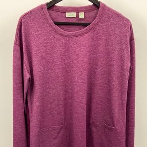 LOGO Lounge Long Sleeve Tunic Top - Size: XS